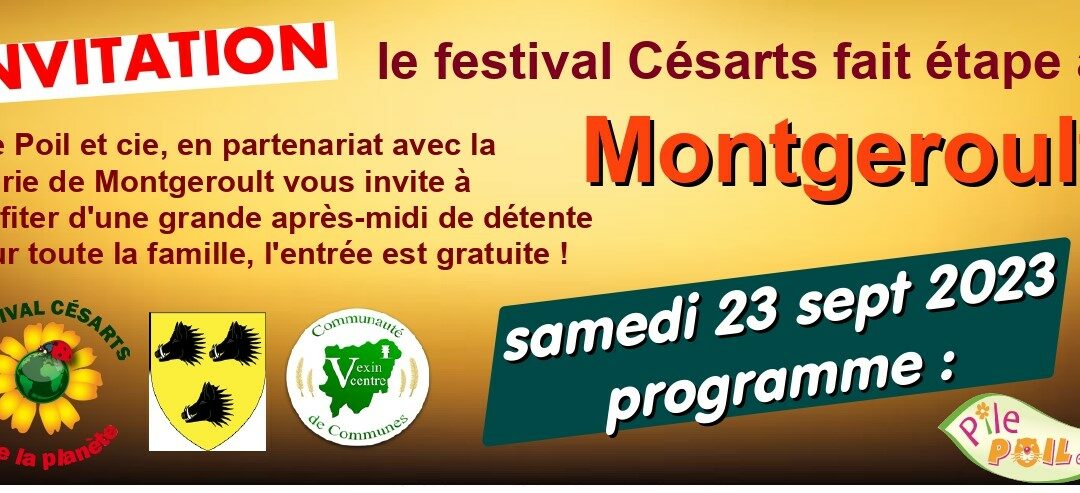 Festival Césarts à Montgeroult, demandez le programme !