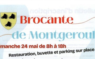Brocante de Montgeroult, dimanche 24 mai 2026